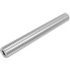 SECCARO Perni filettati con taglio ad anello, M6 x 50 mm, in acciaio inox V2A VA A2, DIN 916/ISO 4029, esagonali, 20 pezzi