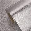 Yitexin Carta da parati da cucina Backsplash da 0,4 x 5 m in alluminio con pellicola di contatto, autoadesivo a prova di olio resistente al calore per rivestimenti (argento)