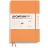LEUCHTTURM1917 370691 Agenda settimanale Composition (B5) 2025, albicocca, inglese
