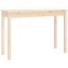 vidaXL Tavolo Consolle 110x40x75 cm in Legno Massello di Pino