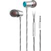 Kripyery Auricolari di qualità audio premium Auricolari con design ergonomico Goditi un audio dinamico e chiaro Queste cuffie intrauricolari sono compatibili con cuffie Type-c da 3,5 mm D'argento B