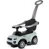 sun baby Auto 4in1 per bambini, scivolo a partire da 2 anni e auto a spinta con clacson e musica, spazio per riporre i bagagli sotto il sedile (Salvia)