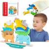 Tangdudu Giochi Legno Bambini 2 3 4 5 6 Anni, Costruzioni per Bambini 2 3 4 5 6 Anni, Giochi Montessori 2 3 4 5 6 Anni, Regalo Bambino 2 3 4 5 6 Anni, Giochi Educativi Animali Giocattolo per Bambini