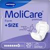 MoliCare Forma premium + SIZE 8 gocce: modello di incontinenza extra grande e ad aspirazione particolarmente rapida, da utilizzare con i pantaloni fissi MoliCare Premium, 20 pezzi
