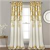 Lush Decor Tanisha Tende - Set di pannelli filtranti per la luce, coppia - stampa floreale con vite, bella, moderna, elegante decorazione per la casa - 132 cm di larghezza x 213 cm di lunghezza,