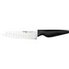 Rockingham Forge Coltello Santoku Greenworks 14 cm, nero