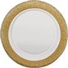 LE NAPPAGE ARTS DE LA TABLE 10 piatti glitterati, in cartone, 23 cm
