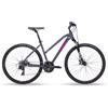 HEAD I- Peak I, Crossbike Donna, Grigio Opaco/Rosa, 50 Centimetri