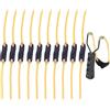 DELAIHUIL Fionda Professionale Da Tiro Adulti 10pcs，Fionde Professionali Potenti Da Caccia，Fionda Professionale Da Caccia，Fionda Da Tiro，Elastico Fionda，Fionda Professionale Di Precisione