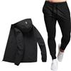 Kobilee Giacca Invernale Uomo Completa 2Pz Giacca Tuta Softshell Impermeabile e Antivento con Pantaloni di Transizione Calda Giubbotto Funzionale da Esterno Trekking Casual