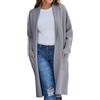 Generico I Miei Ordini Maglia Termica Donna Cardigan Casual da Donna in Lana Lunga con Risvolto Sottile alla Autunno e Inverno Tinta Lampo