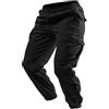 Generico Pantaloni da Bici Uomo MTB Pantaloni Uomo Palestra Leggins Pantaloni Uomo Cotone Casual Pantaloni Eleganti Nero Elasticizzati Uomo Pantaloni da Portiere Uomo Lunghi