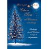 Piccadilly Greetings Regal Publishing Biglietto di Natale con scritta You're Just Like A Son Blue Tree, 22,9 x 15,2 cm