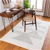 Livabliss Boise Tappeto Salotto Moderno Astratto Tappeto Soggiorno, Camera da Letto, Pranzo Moderni Tappeti Effetto Marmo, Morbido e Pelo Corto, Ampio 152x213 cm, Neutral Avorio e Grigio
