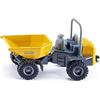 Siku 3509, Wacker Neuson DW60, Autocarro con cassone ribaltabile, 1:50, Metallo,Plastica, Giallo,Grigio, Cassone ribaltabile e girevole