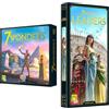 Asmodee - 7 Wonders, Gioco da Tavolo, 3-7 Giocatori, 10+ Anni, Edizione In Italiano + 7 Wonders Leaders Nuova Edizione espansione Italiano
