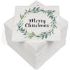 HEKU 100 tovaglioli a 3 veli, 33 x 33 cm, motivo Merry Christmas Kranz, assorbenti e pratici, ampia scelta, ideali per occasioni speciali