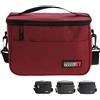 Coronel Tapiocca Coronel Tapioca - Borsa Termica Porta Pranzo para Viaggio, Picnic, Scuola - Porta Pranzo Termico - Borsa Frigo Piccola Pranzo Ufficio - Borsa Porta Pranzo - Borsa Termica - Sidney (Rosso)