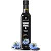 naturwunsch Olio di cumino nero, 1000 ml, non filtrato, spremuto a freddo, prodotto fresco in Germania, semi egiziani Nigella sativa
