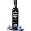naturwunsch Olio di cumino nero, 500 ml, non filtrato, spremuto a freddo, prodotto fresco in Germania, originale Nigella Sativa