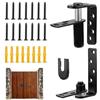 NQEUEPN Cerniere per Porte Saloon, Acciaio Inossidabile Erniere per Porte a Battente Doppie Rotazione 180 Gradi Usi Multipli Cerniere Porte Accessori Hardware per Forniture per Bar Caffetterie Saloon