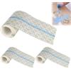 VQEOEOT 3 PCS Benda Trasparente Impermeabile, 15cm*2m Cerotti Elastici di Fissaggio, Cerotti Impermeabili Benda Pellicola Trasparente per Tatuaggi Protezione, Antiallergico, Protezione Delle Ferite