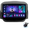 DAEFAG Android 14 Autoradio per Ford EcoSport 2014-2018 9 Pollici Stereo Auto Radio Doppio DIN con CarPlay/Android Auto GPS USB Bluetooth WiFi FM Comandi al Volante Touchscreen(P6(8G+128G))
