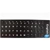 SIMPLETEK - Adesivi tastiera neri layout QWERTY UK inglese ENG lettere notebook PC nero | 12 x 11mm