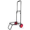 AKTIVE Carrello da spiaggia pieghevole 100x45x35 cm con ruote grandi, Telaio in acciaio leggero e tessuto resistente, Maniglia estensibile e design compatto
