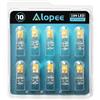 Alopee Lampadine W5W LED T10/501 12V-2 SMD COB Luci Posizione LED Bianco Caldo 2700K per Auto Luci Scalino Cortesia, Luci Targa, Luci del Bagagliaio, Luci Porta, Luci Lettura (Confezione da 10)