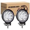 RIGIDON 2Pcs Faro da lavoro led, 10cm 4 Pollici 27W Rotondo Spot Luci di Lavoro a Led, Fari di profondità 12V 24V per Off Road Auto Trattore Camion SUV ATV 4x4, 6000K Bianca Faretti Fendinebbia