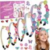 GOLDGE Cerchietto per Bambina, Fascia per Capelli Regalo per Giochi di Lavoretti Creativi per Bambini, Kit Fai Da Te per Compleanno Bambini