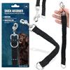 Domee Guinzaglio Di Estensione Per Cani Di Piccola Taglia Sicurezza Piombo Prolunga Ammortizzante Espandibile Stabile Per Camminare Correre (L-XL)