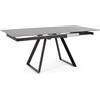 Bizzotto Tavolo allungabile Reeta 120/180x90 nero-grigio