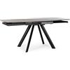 Bizzotto Tavolo allungabile Raili 119,5/180x85 nero-grigio