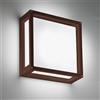 Ailati Lights by Zafferano Home lampada a parete, E27, quadrata, LL0251R3, Home [Lampade per Esterni > Lampade a Soffitto]