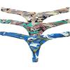 YUFEIDA Sexy Uomo Perizoma Intimo Camouflage Slip Mutande Perizomi String e Tanga Pacchetto