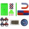 AOMAG Set di magneti per bambini per studenti, apprendimento della scienza, kit di levitazione magnetica - magneti per bambini tra cui bar/anello/ferro di cavallo/lime di ferro