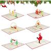 Homo Trends 6 Cartoline di Natale, divertenti cartoline di Natale con set di buste, cartoline pop-up 3D di Natale, cartoline di auguri di Natale, cartoline di Capodanno per il regalo di Natale per bambini