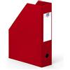 Oxford Elba Fast 400081697 - Portariviste da porta, 24 x 32 cm, dorso 7 cm, 10 pezzi, colore: Rosso