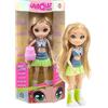 Giochi Preziosi, Unique Eyes Bambola Fashion Doll Amy, Bambola Bambina dai 3 Anni, le Uniche Bambole che ti Seguono con lo Sguardo, Accessori Moda e Zainetto Colorato