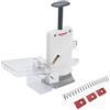 Westmark Snocciolatore di Ciliegie e Prugne, Ultra Rapido: 2 Ciliegie alla Volta, Incluso Set di Ricambio con 4 Pezzi, Plastica/Acciaio Inox/Alluminio, Steinomat, Bianco/Argento, 406022E6