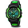CoFuo Orologio sportivo digitale per bambini, per ragazzi e ragazze, impermeabile, per sport all'aperto, per bambini, casual, analogico, al quarzo, con sveglia, cronometro Lyndee