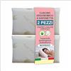 Ali Brothers Coppia di Cuscini in Memory Foam, Modello Saponetta Fodera in Aloe Vera, Altezza 15cm- Anallergico Antiacaro -Made in Italy