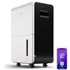 Klarstein DryFy Grand Smart 70L Deumidificatore, 70L/24h, Wi-Fi App, Serbatoio 8L, Timer 24h, Deumidificatore Portatile per Casa 60-90m², Allarme & Spegnimento Automatico, Bianco