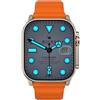 XINDADA 2024 Original Hello Watch 3 Plus Smartwatch 49mm HD AMOLED 1G ROM NFC Compass Bluetooth Call Clock Smart Watch Men Women for IOS (Orange)