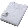 Generic Maglione da uomo in 100% cashmere di visone, maglione girocollo di grandi dimensioni, lavorato a maglia, maglione caldo, Grigio Chiaro9, L