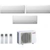 Mitsubishi Electric CLIMATIZZATORE CONDIZIONATORE MITSUBISHI ELECTRIC TRIAL SPLIT INVERTER SERIE MSZ-BT 9000+9000+12000 BTU CON MXZ-3F54VF WI-FI INTEGRATO R-32 9+9+12 A++