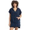 HOMELEVEL Accappatoio Poncho Donna con Cappuccio - Telo Mare Spugna Assorbente 100% Cotone - Asciugamano Poncho da Surf Nuoto Piscina - Felpa Hoodie