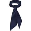 Remo Sartori - Cravatta Foulard in Seta Donna Bandeau Sciarpina per Collo, Borse e Polso (Blu)
